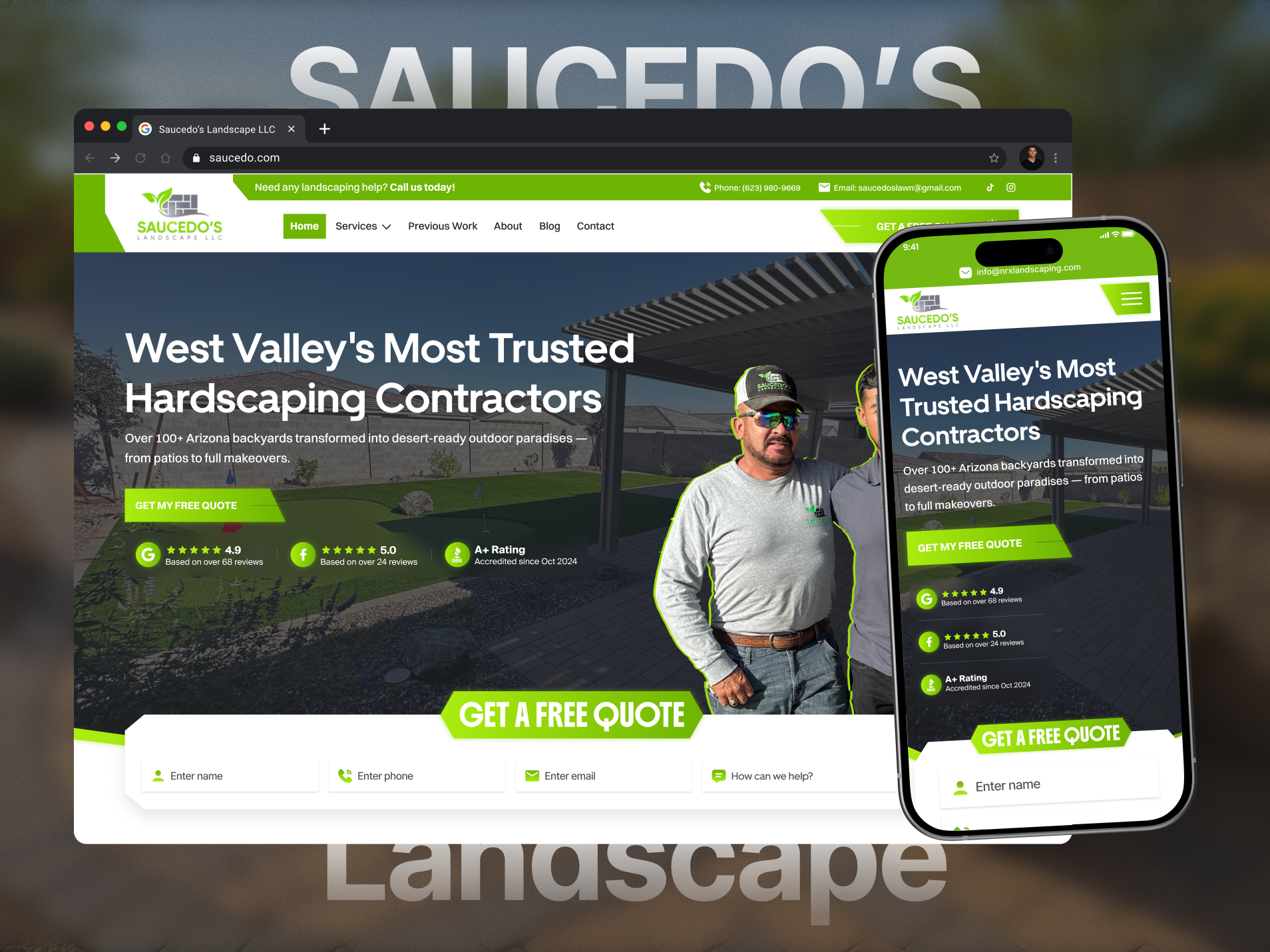 Saucedo website
