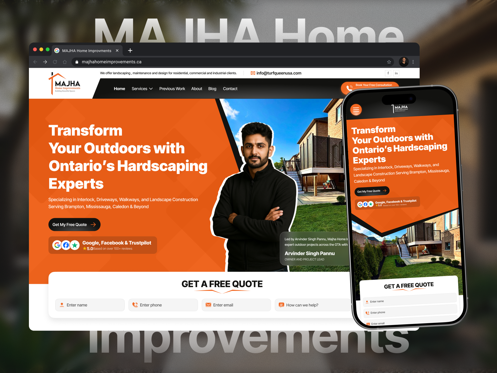 Majha website